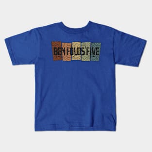 Ben Folds Five - Retro Pattern Kids T-Shirt